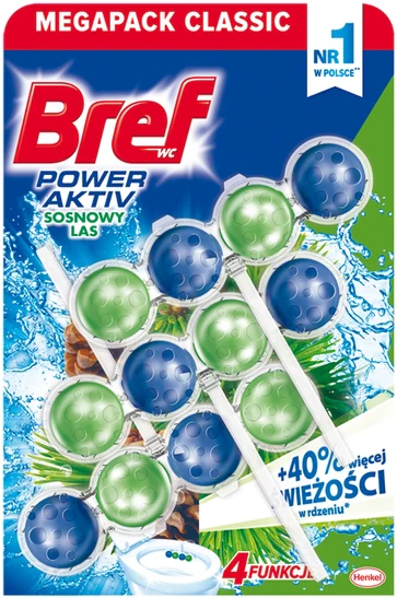 Bref Power Aktiv Ocean Toilet Block 3x50g